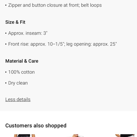 7FAM Monroe jean shorts - Picture 2 of 9